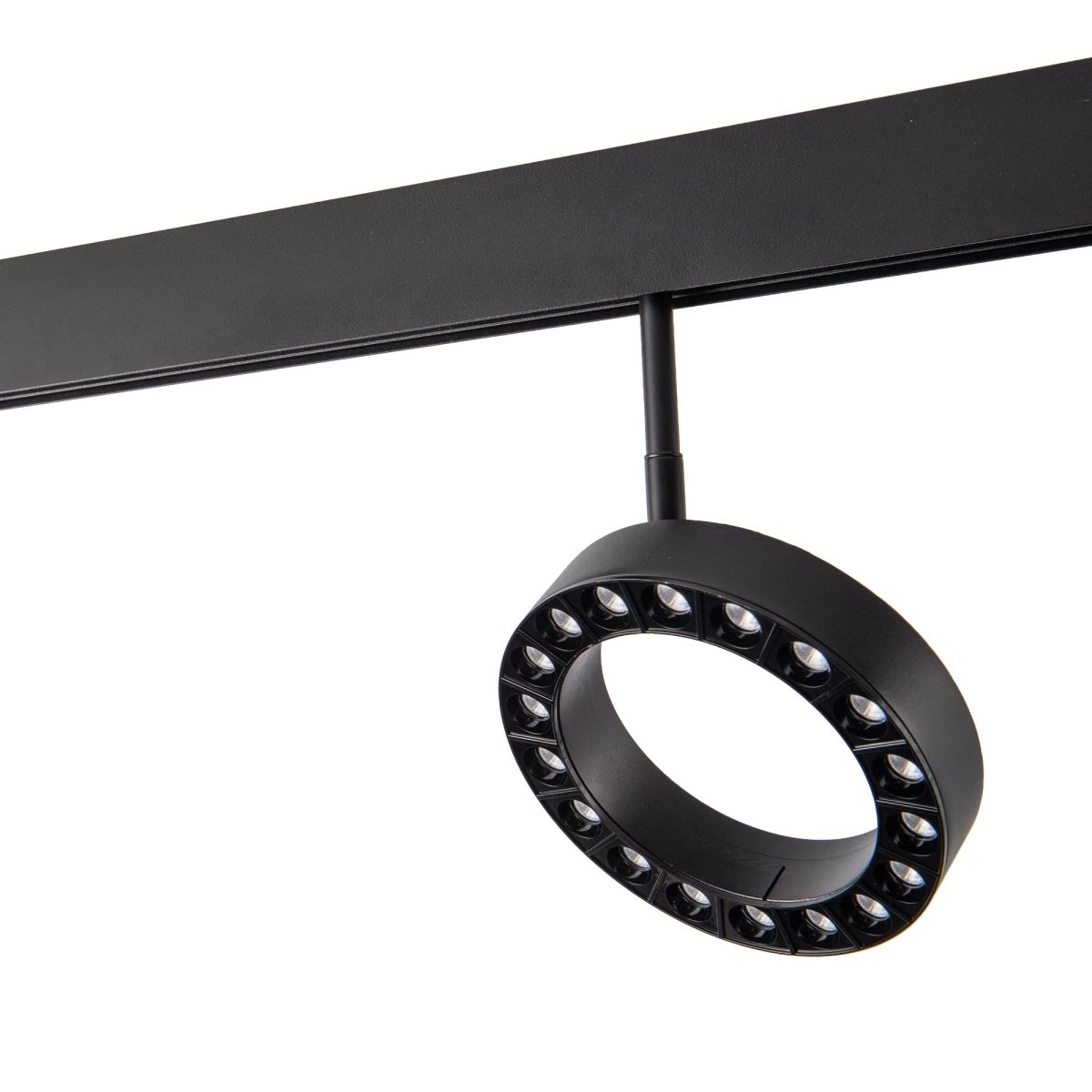 Luminaria circular LED para carril magnético 48V - Ø16cm - 18W - CRI90 - UGR18 - OSRAM - Barcelona Led-