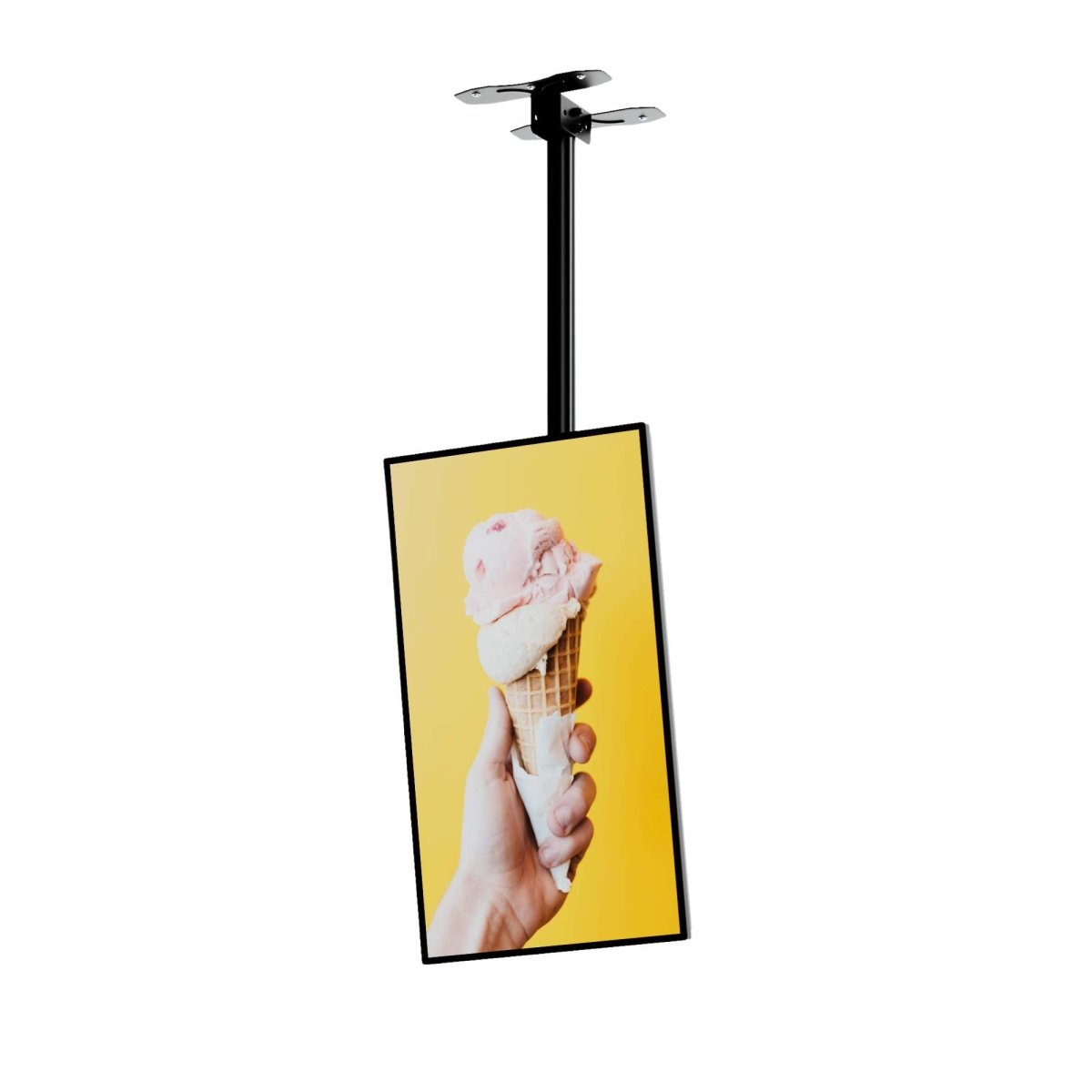 Pantalla LCD 32" - 500 nits - FULL HD  – Menús y Señalización Digital - Soporte de techo - Barcelona Led-Signage