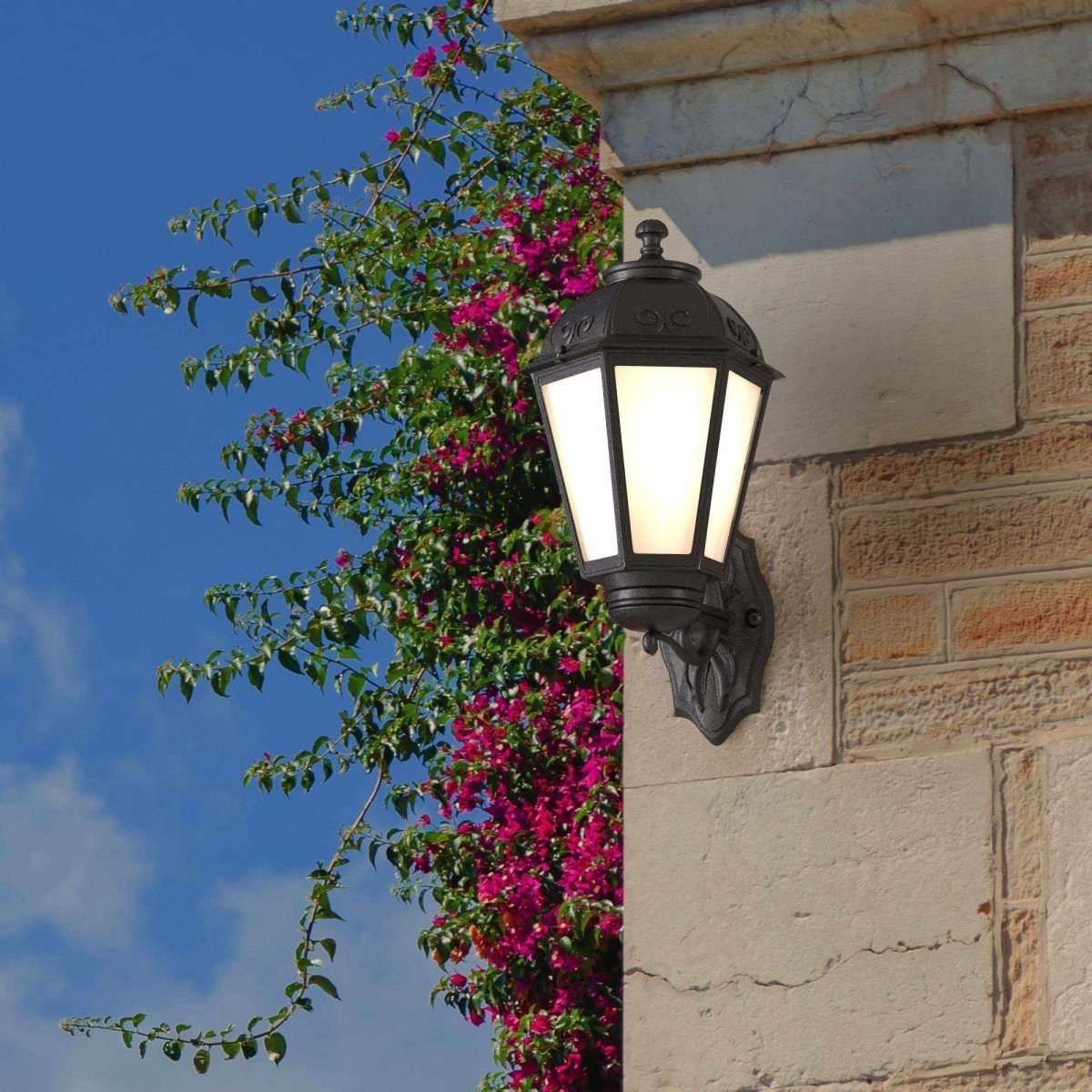 Aplique de pared tipo farol FUMAGALLI "BISSO/SABA" - E27 - IP55 - Barcelona Led-Decoración