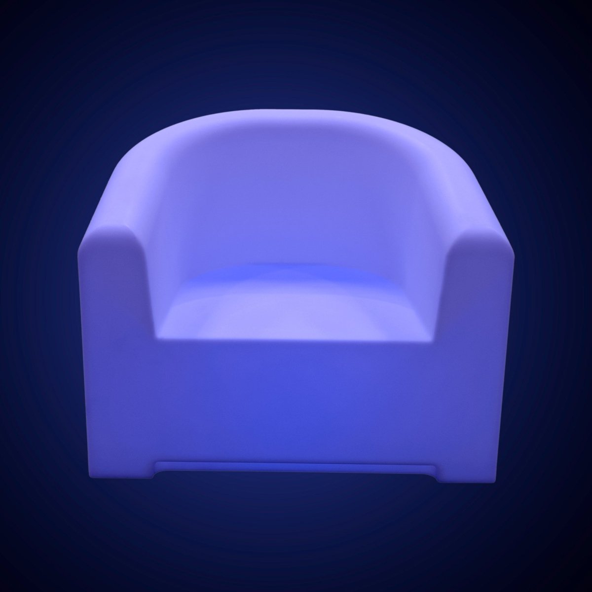 Sillón luminoso LED RGBW - 16W - Recargable - Barcelona Led-Mobiliario