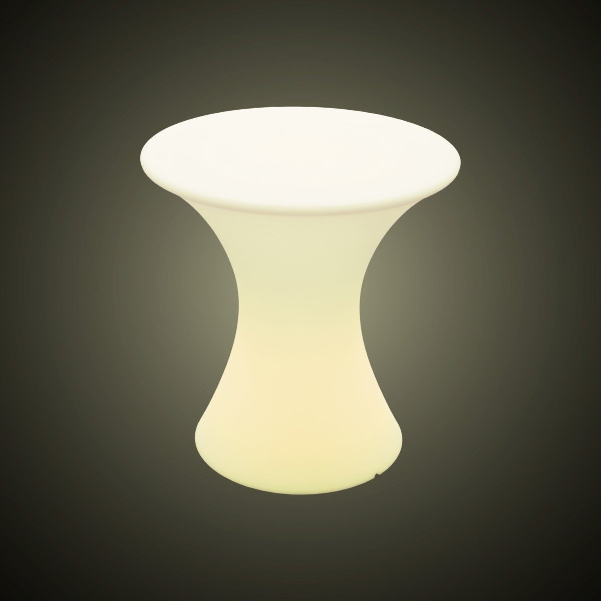 Mesa luminosa LED RGBW - 58 x Ø60 cm - 12W - Recargable - Barcelona Led-Mobiliario