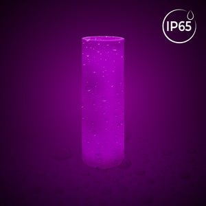 Macetero cilíndrico LED RGBW - 7W - 115 x Ø 40cm - Recargable (11)