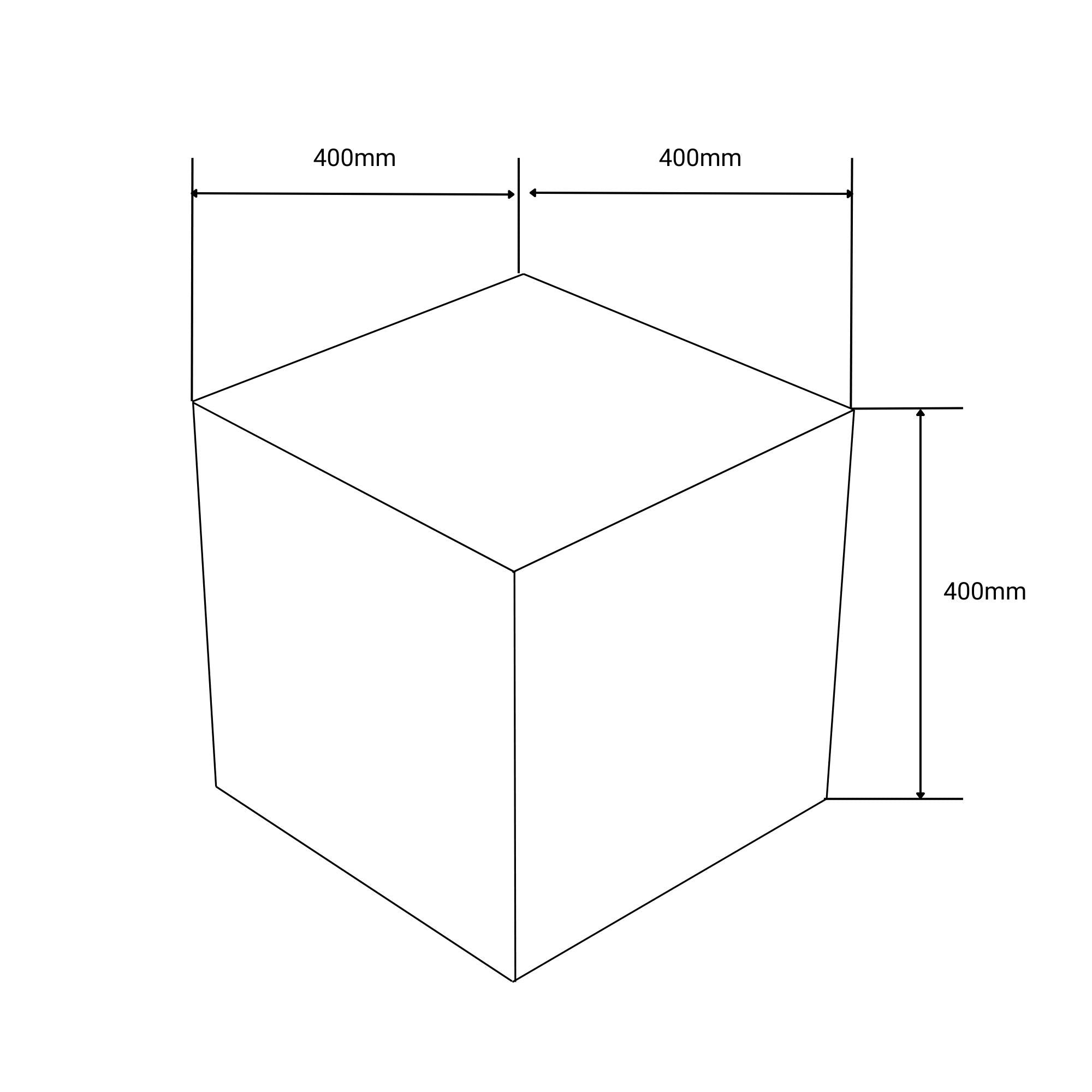 Cubo luminoso LED RGBW - 12W - Recargable (4)