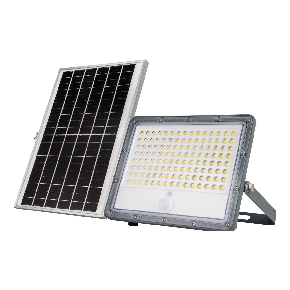 Proyector solar de seguridad 16W - Sensor PIR y mando a distancia - 4000K - IP65 - Barcelona Led-