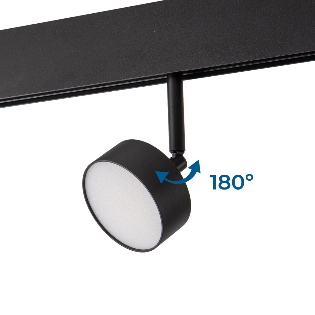 Luminaria circular LED para carril magnético 48V - 9W - Ø7.5cm - CRI90 - Chip OSRAM - Barcelona Led-
