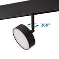 Kreisförmige LED-Luminaria für magnetische Schiene 48V - Ø9,5 cm - 12W - CRI90 - OSRAM 3