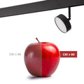 Kreisförmige LED-Luminaria für magnetische Schiene 48V - Ø9,5 cm - 12W - CRI90 - OSRAM 5