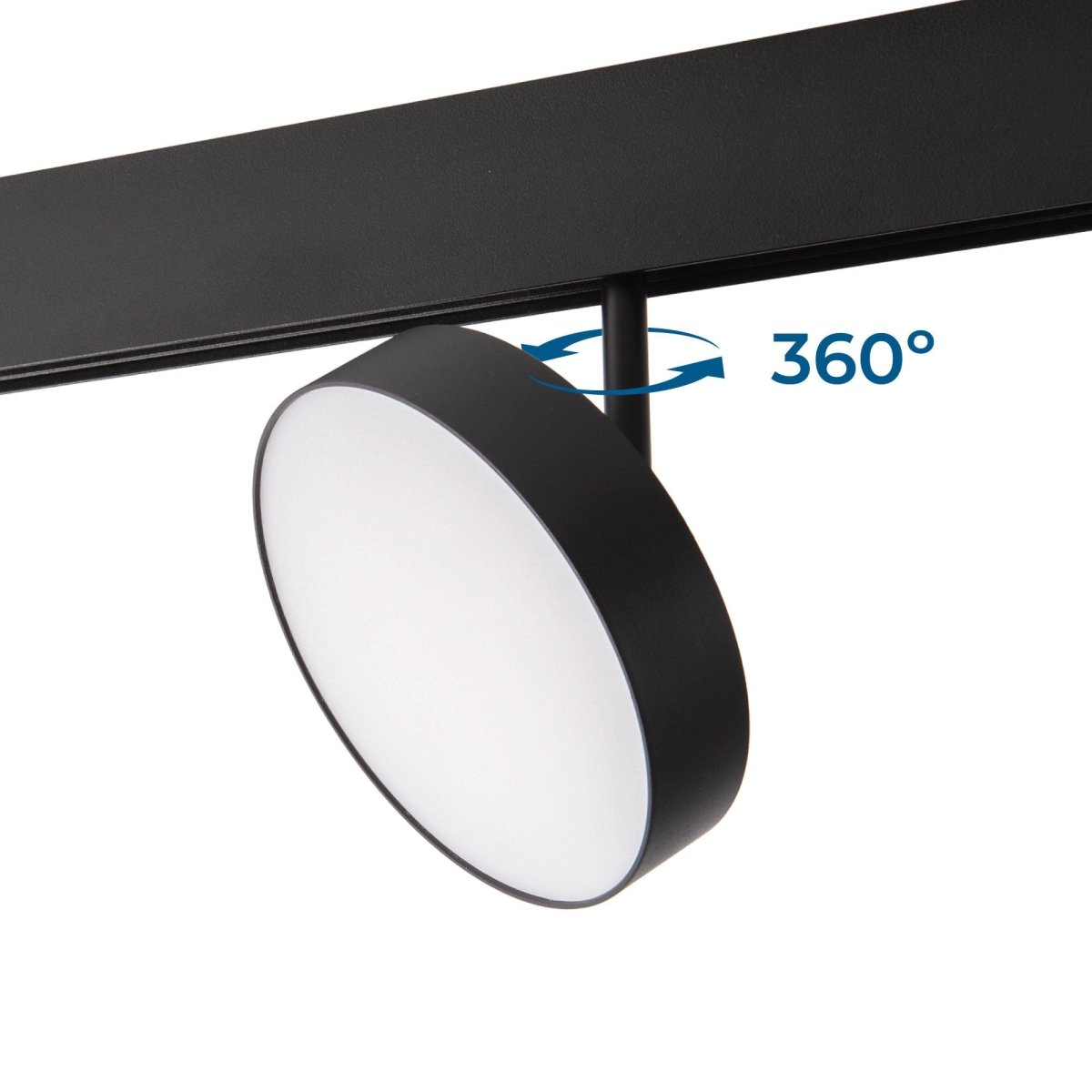 Luminaria circular LED para carril magnético 48V - Ø14.2cm - 18W - CRI90 - OSRAM - Barcelona Led-