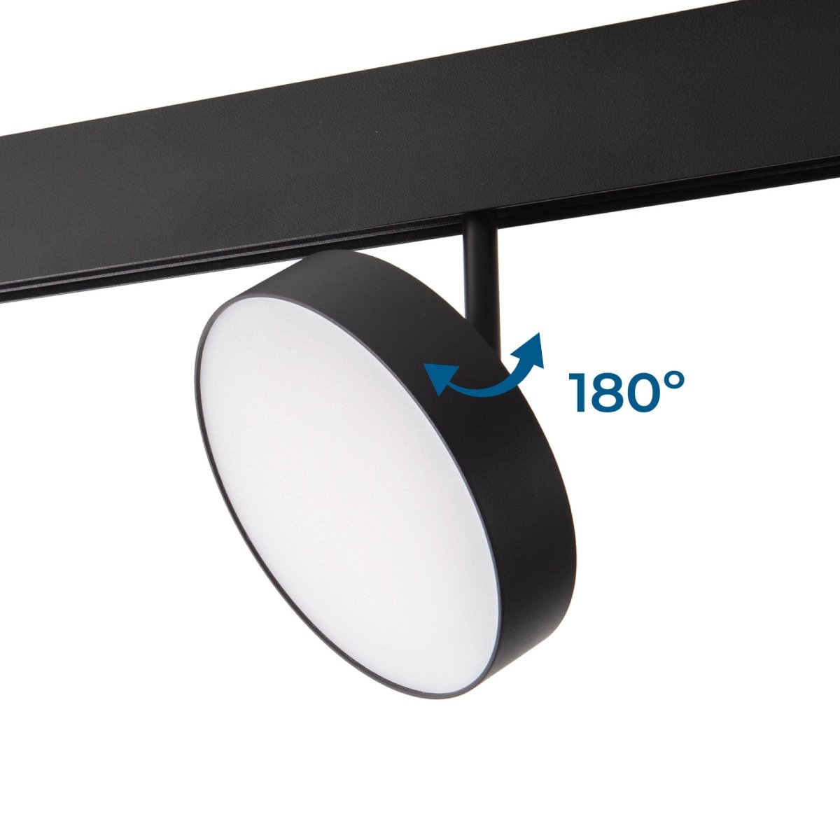 Luminaria circular LED para carril magnético 48V - Ø14.2cm - 18W - CRI90 - OSRAM - Barcelona Led-