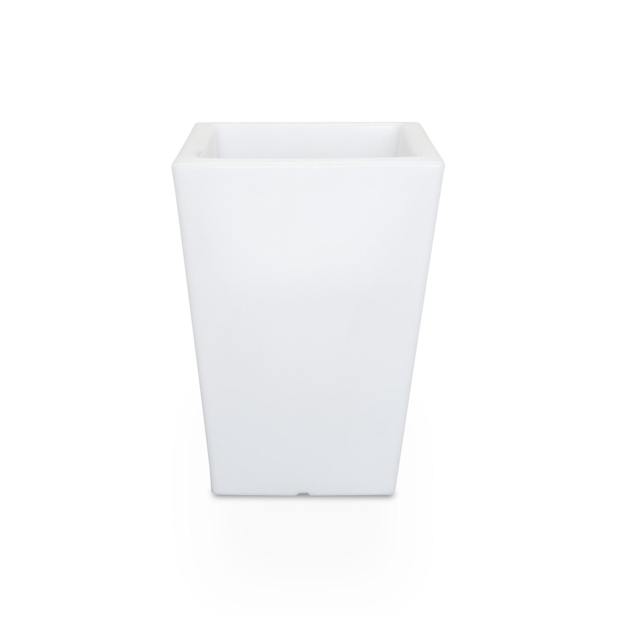 Macetero cuadrado LED RGBW - 12W - Recargable - Mando a distancia - Barcelona Led-Mobiliario