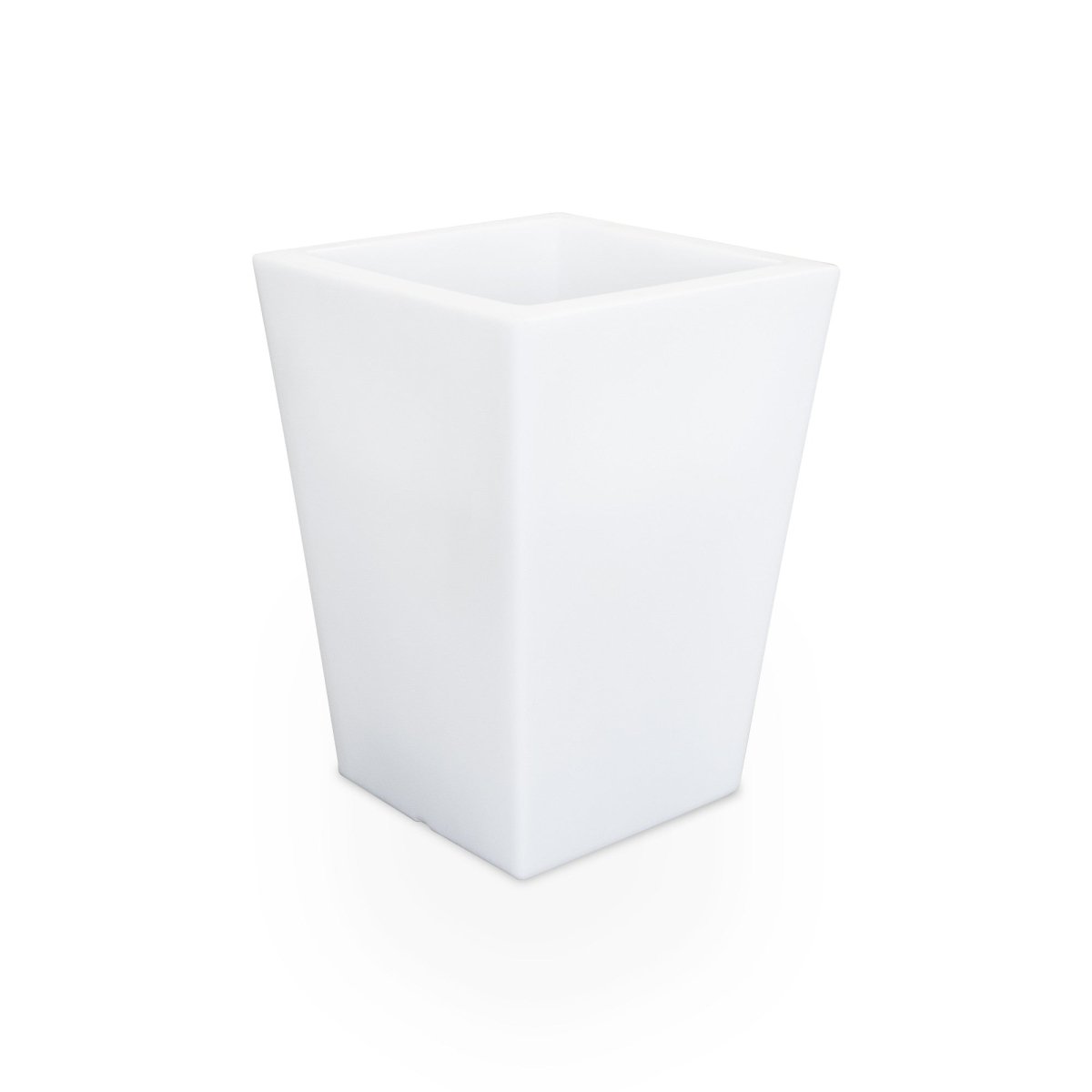 Macetero cuadrado LED RGBW - 12W - Recargable - Mando a distancia - Barcelona Led-Mobiliario
