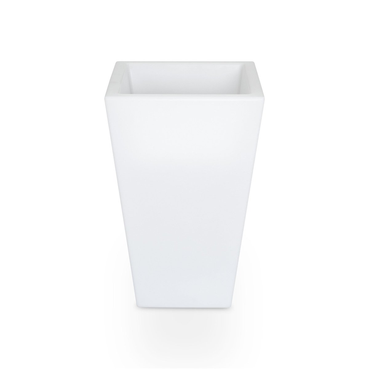 Macetero cuadrado LED RGBW - 24W - Recargable - Mando a distancia - Barcelona Led-Mobiliario