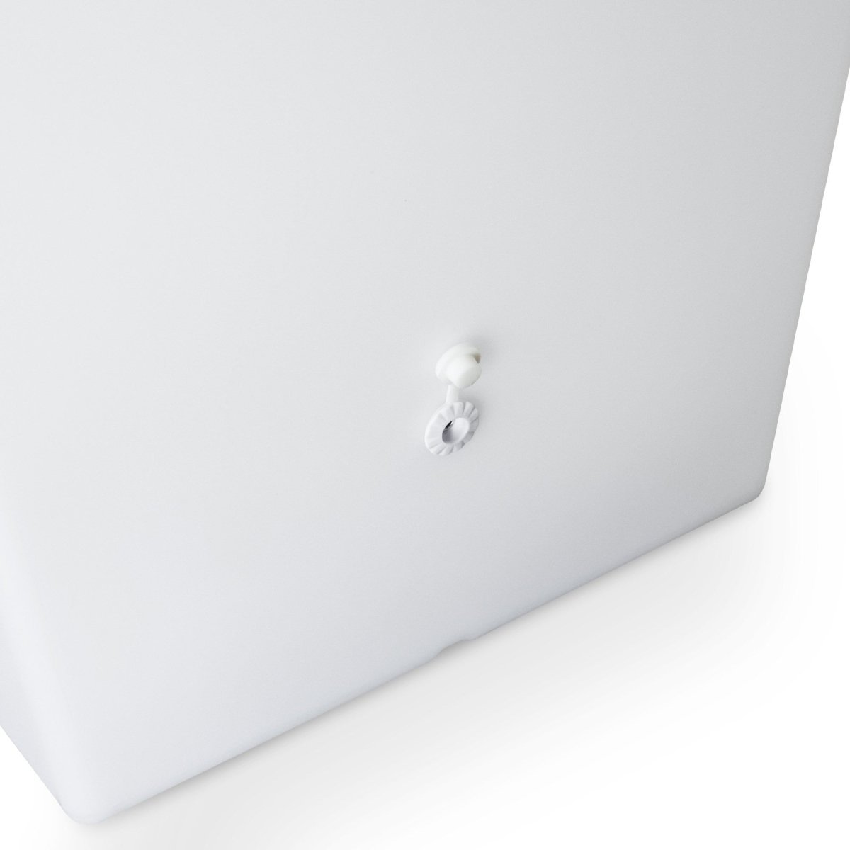 Macetero cuadrado LED RGBW - 24W - Recargable - Mando a distancia - Barcelona Led-Mobiliario