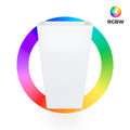 Kwadratowa Donica LED RGBW - 24W - Ładowany - Zdalne sterowanie 2