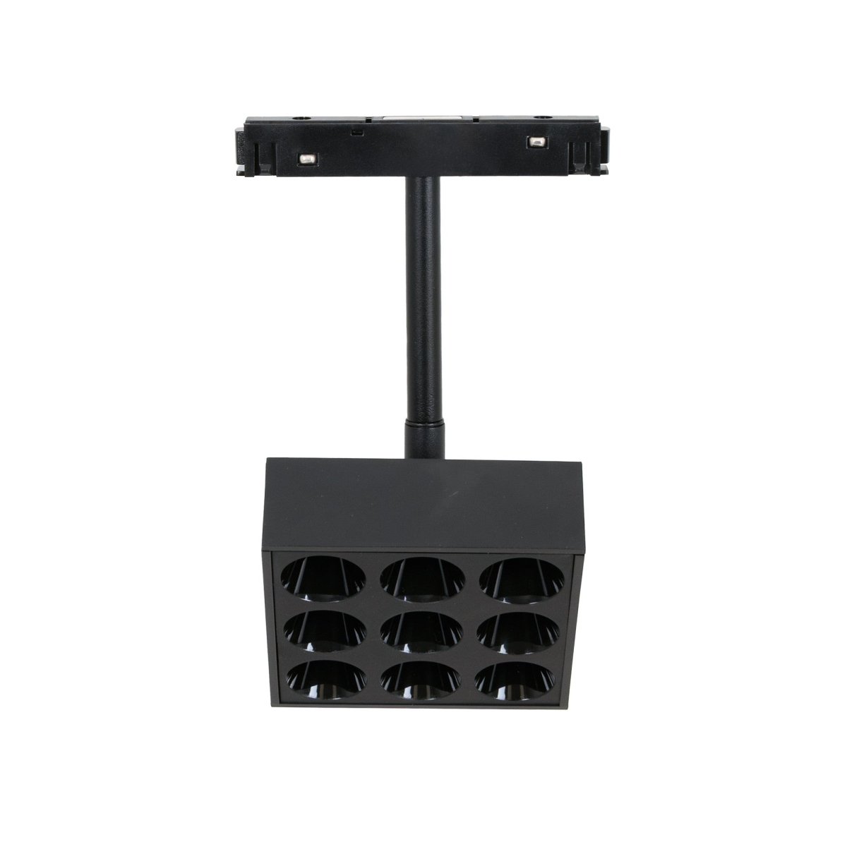 Luminaria cuadrada LED para carril magnético 48V - 9W - CRI90 - UGR18 - OSRAM - Barcelona Led-