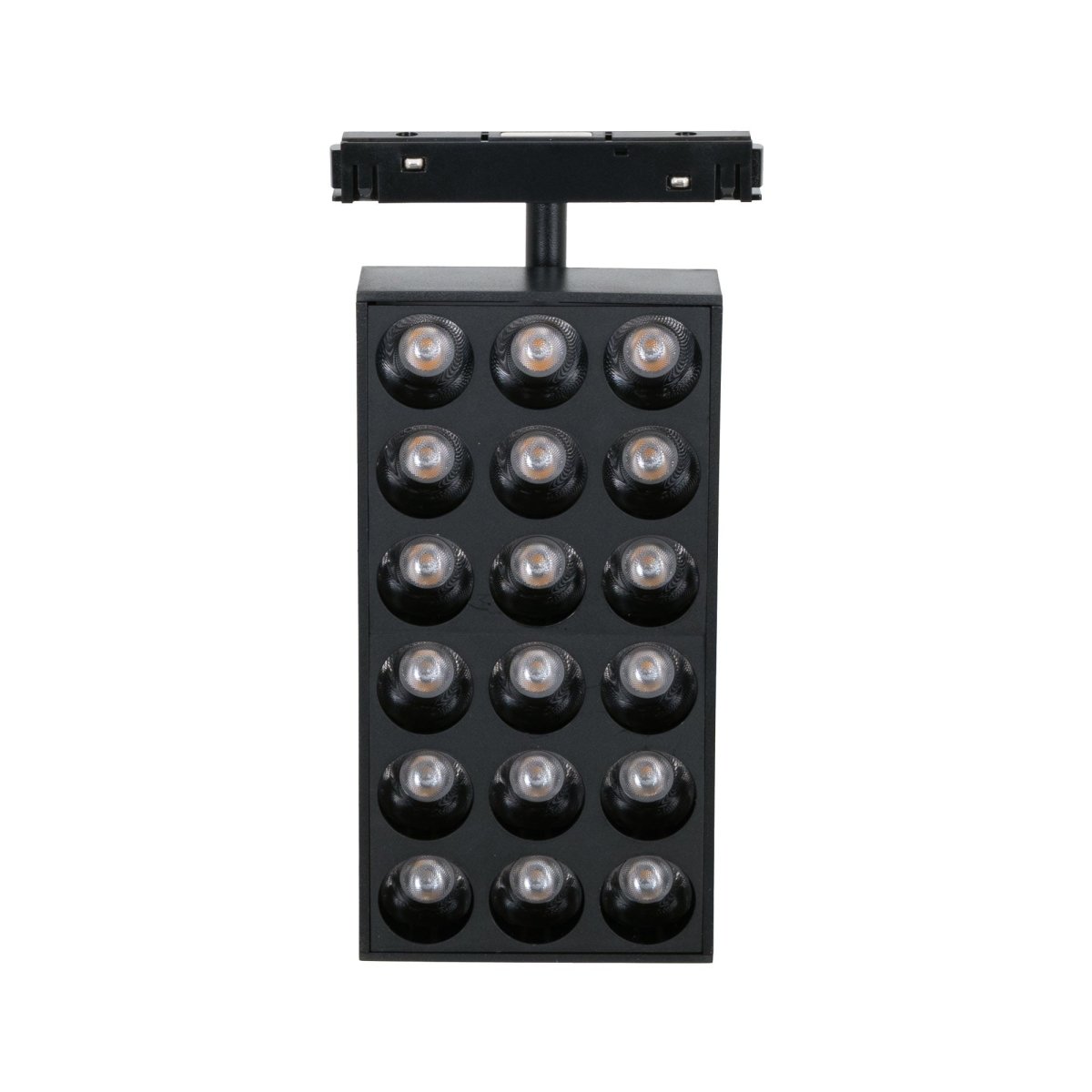 Luminaria cuadrada LED para carril magnético 48V - 18W - CRI90 - UGR18 - OSRAM - Barcelona Led-