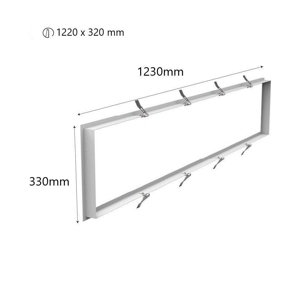 Kit Marco empotrable para Paneles LED 120x30 (7)