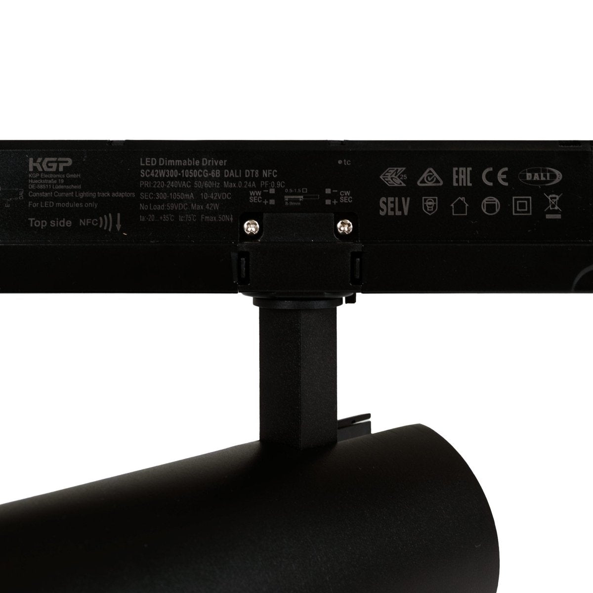 Proyector LED para carril trifásico 20W - DALI - CCT - CRI90 - Chip OSRAM - Barcelona Led-