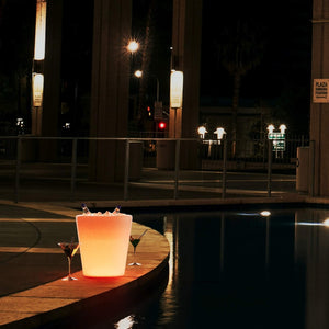 Cubitera LED RGBW - 6W - 29 x Ø 28cm - Recargable (13)