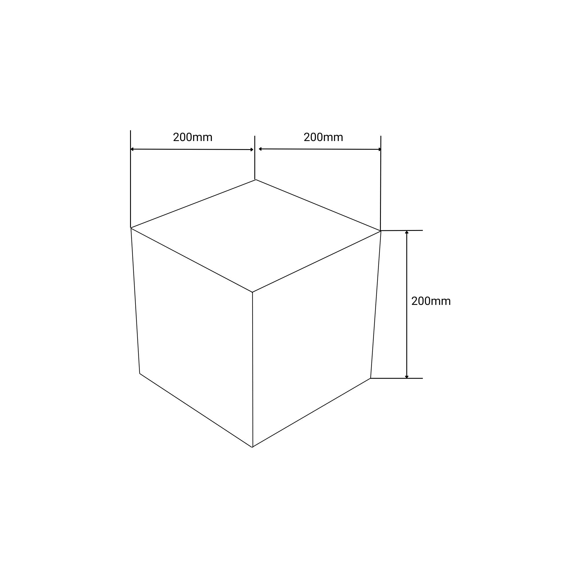 Cubo luminoso LED RGBW - 4W - Recargable (6)