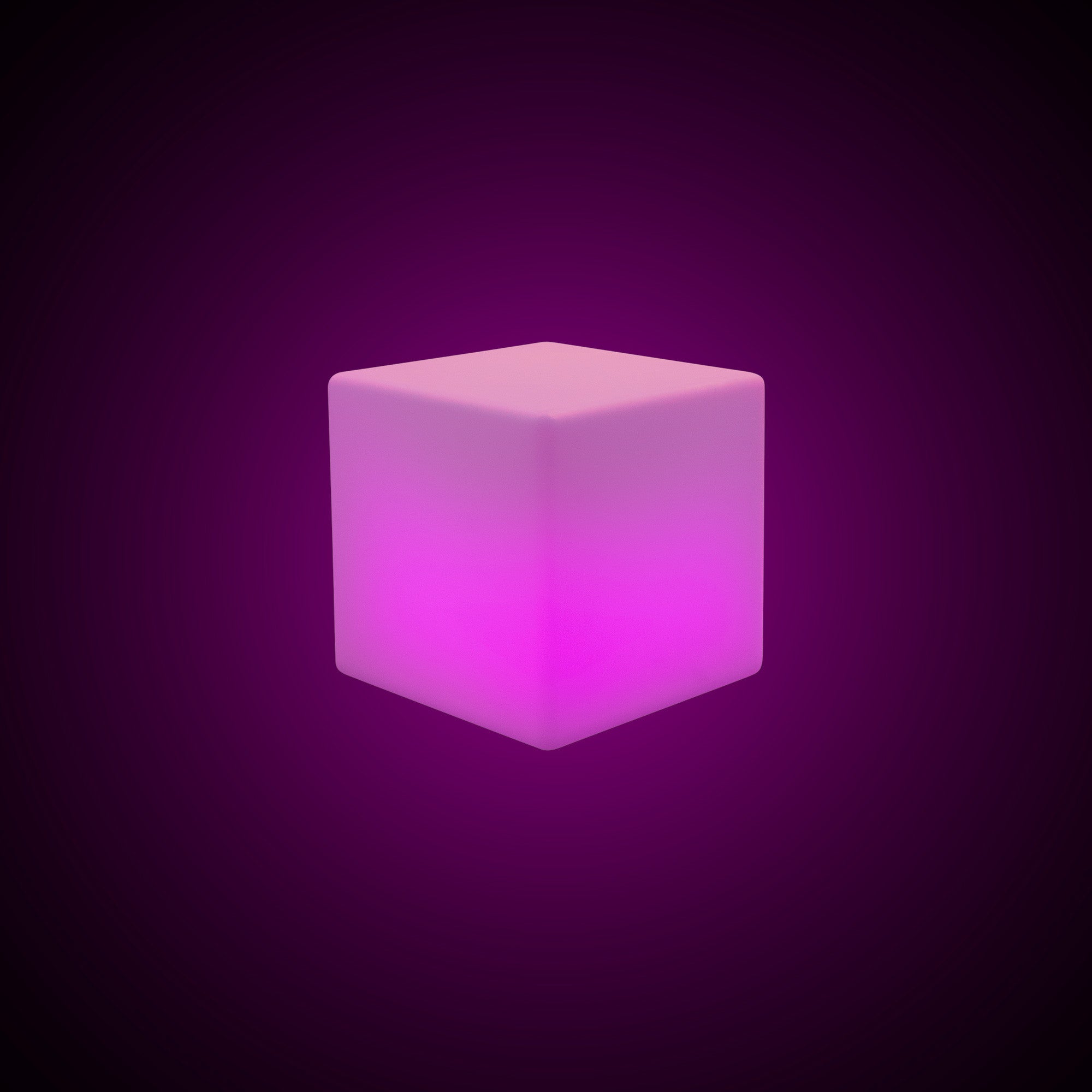 Cubo luminoso LED RGBW - 4W - Recargable (6)