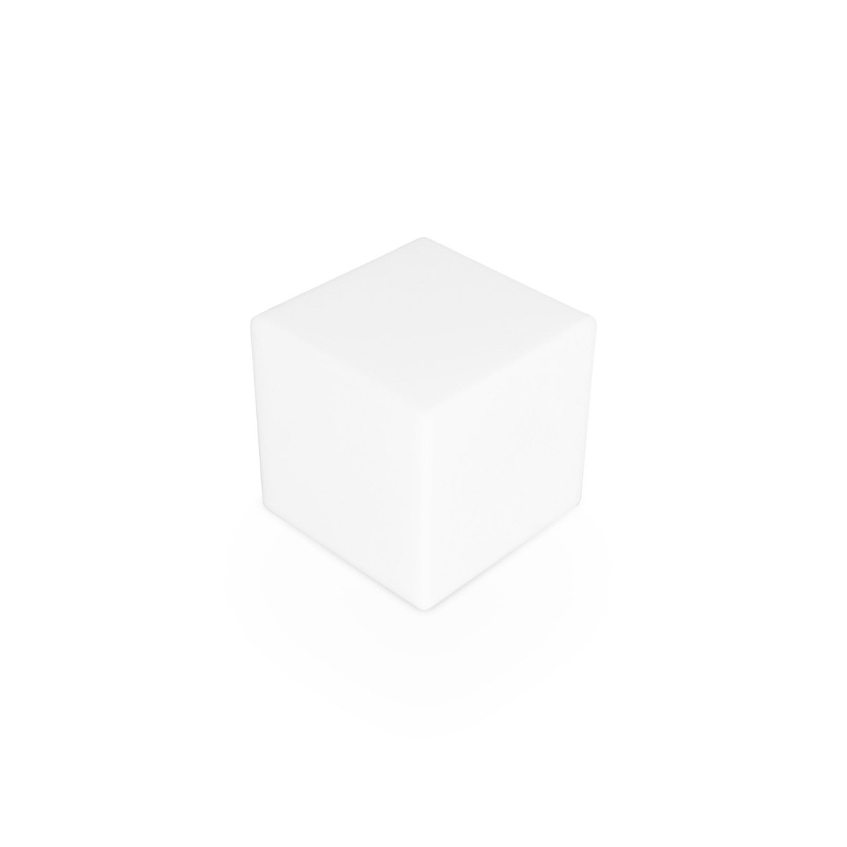 Cubo luminoso LED RGBW - 4W - Recargable - Barcelona Led-Mobiliario