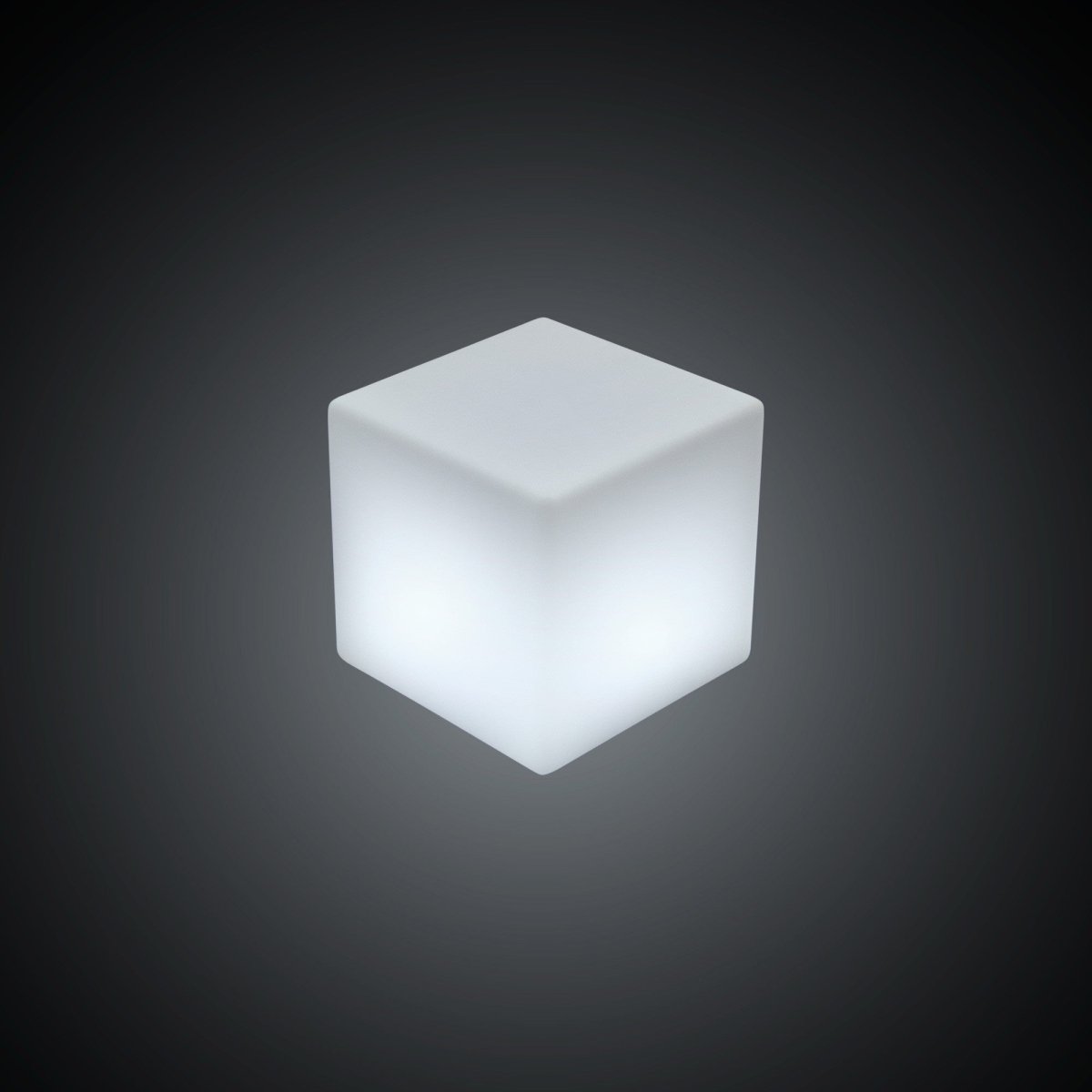 Cubo luminoso LED RGBW - 4W - Recargable - Barcelona Led-Mobiliario