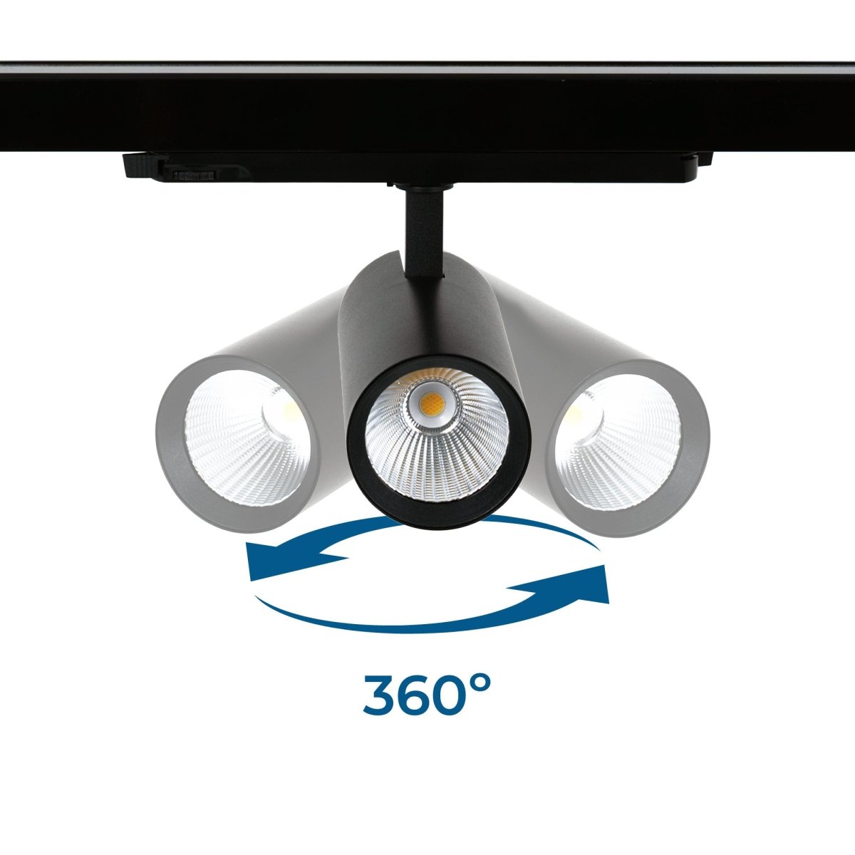 Proyector LED para carril trifásico 20W - DALI - CCT - CRI90 - Chip OSRAM - Barcelona Led-