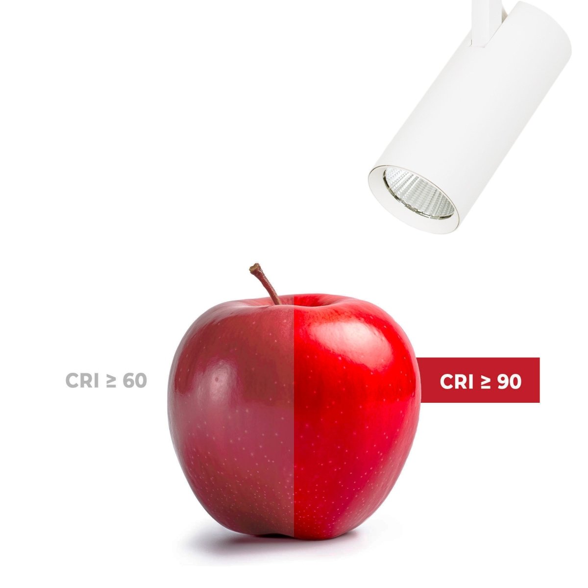 Proyector LED para carril trifásico 20W - DALI - CCT - CRI90 - Chip OSRAM - Barcelona Led-