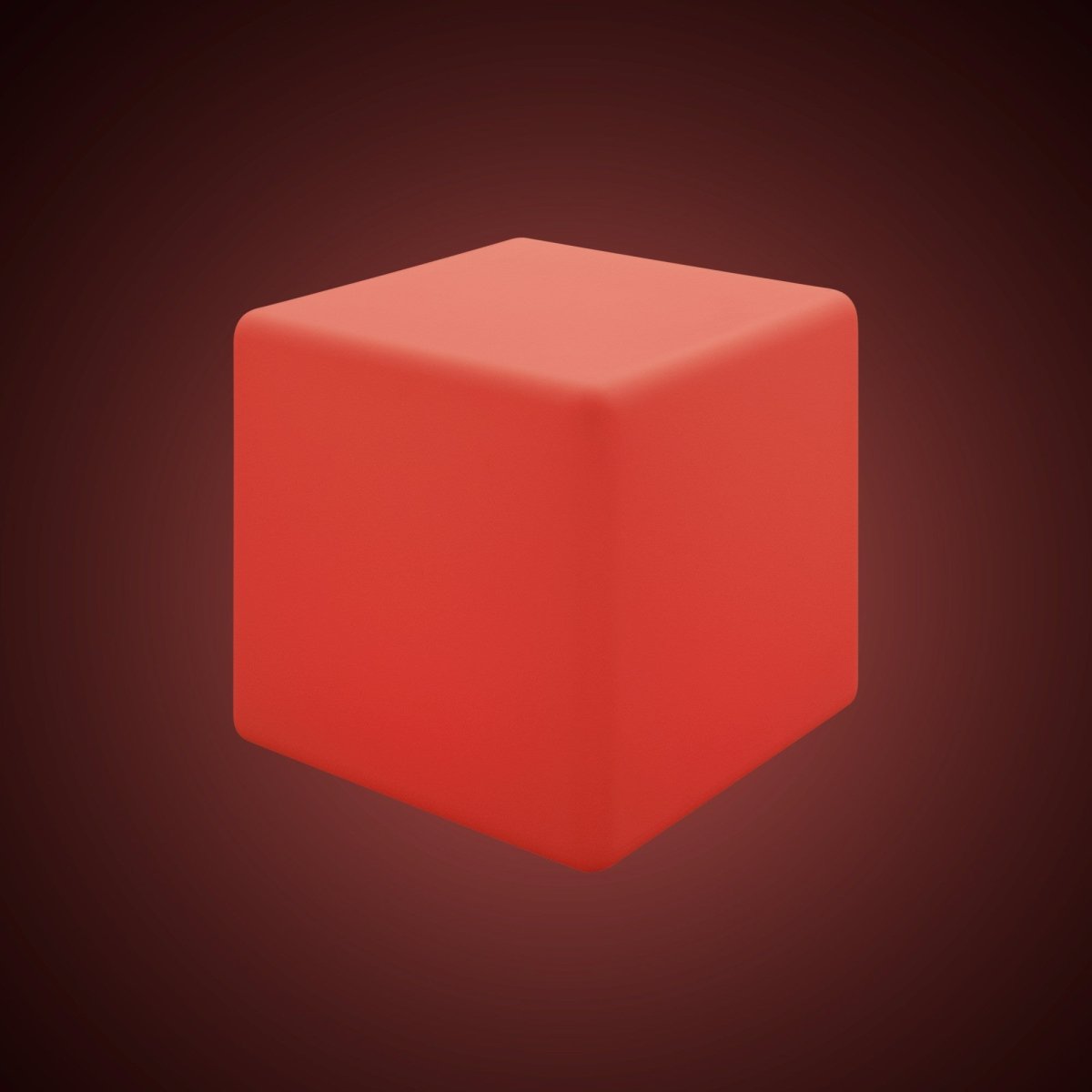 Cubo luminoso LED RGBW - 6W - Recargable - Barcelona Led-Mobiliario