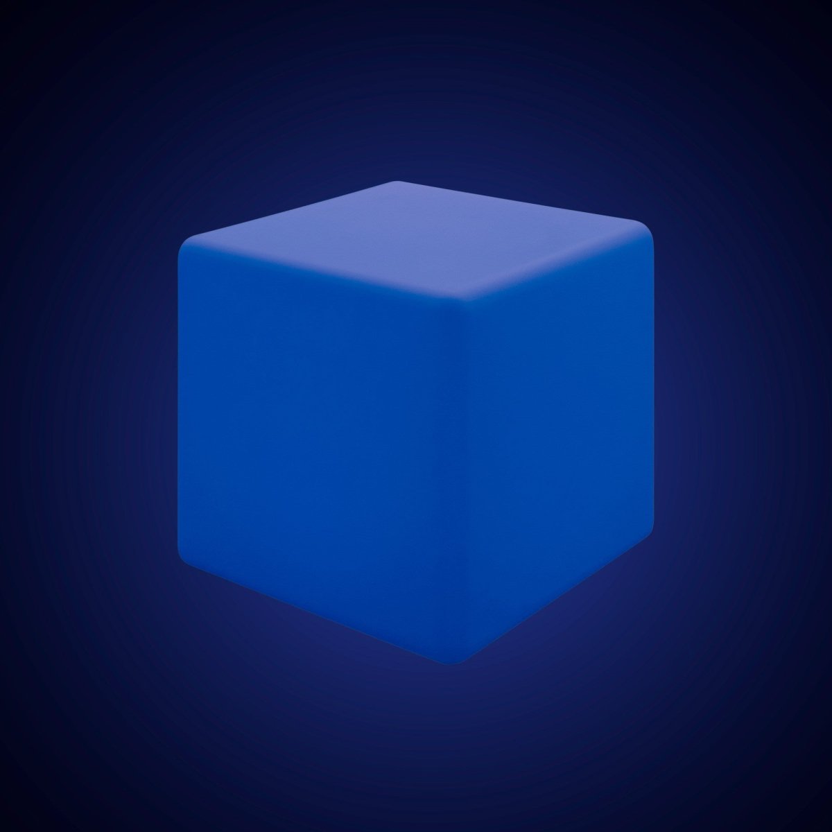 Cubo luminoso LED RGBW - 6W - Recargable - Barcelona Led-Mobiliario