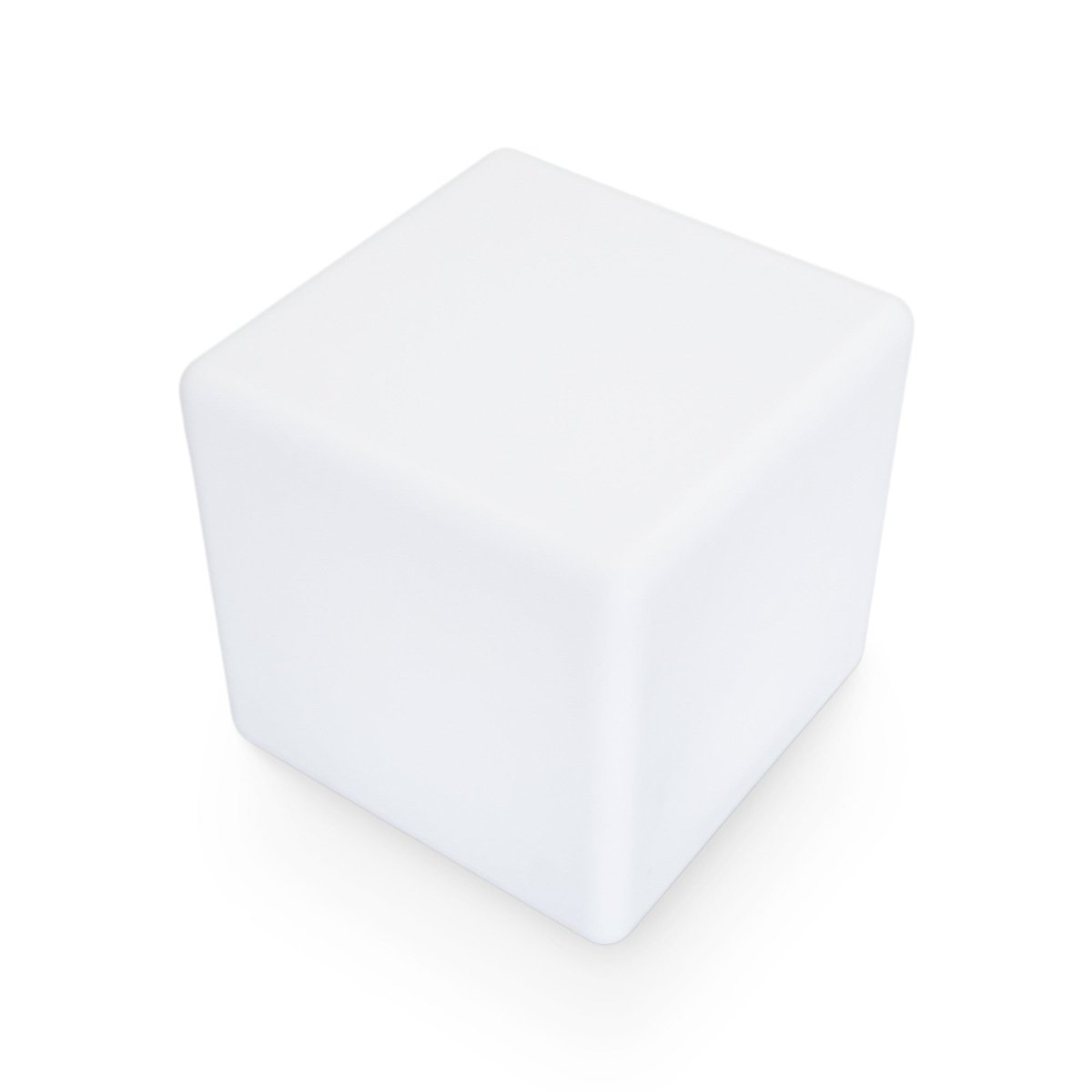 Cubo luminoso LED RGBW - 12W - Recargable - Barcelona Led-Mobiliario