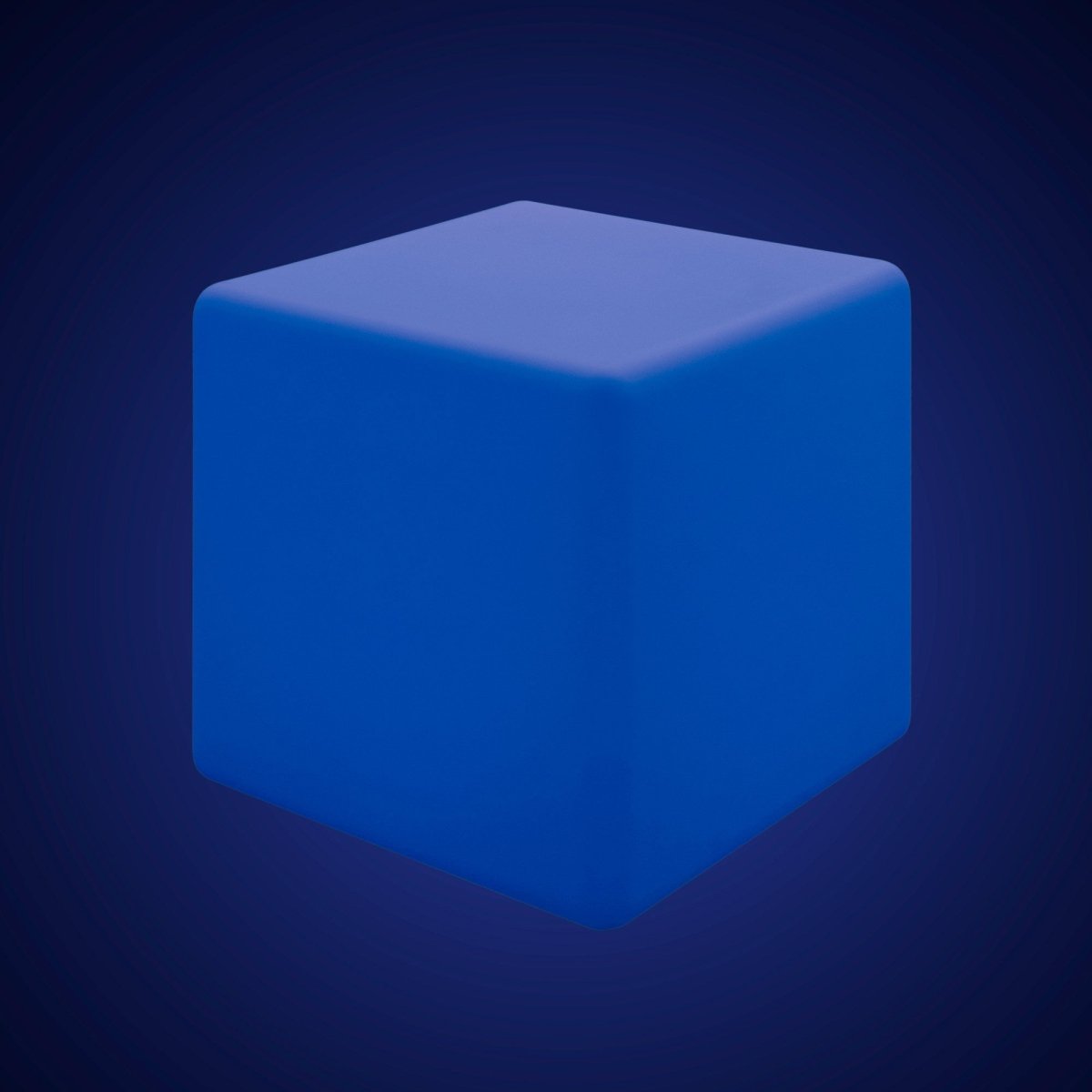 Cubo luminoso LED RGBW - 12W - Recargable - Barcelona Led-Mobiliario