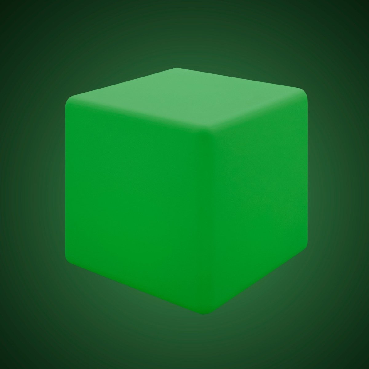 Cubo luminoso LED RGBW - 12W - Recargable - Barcelona Led-Mobiliario