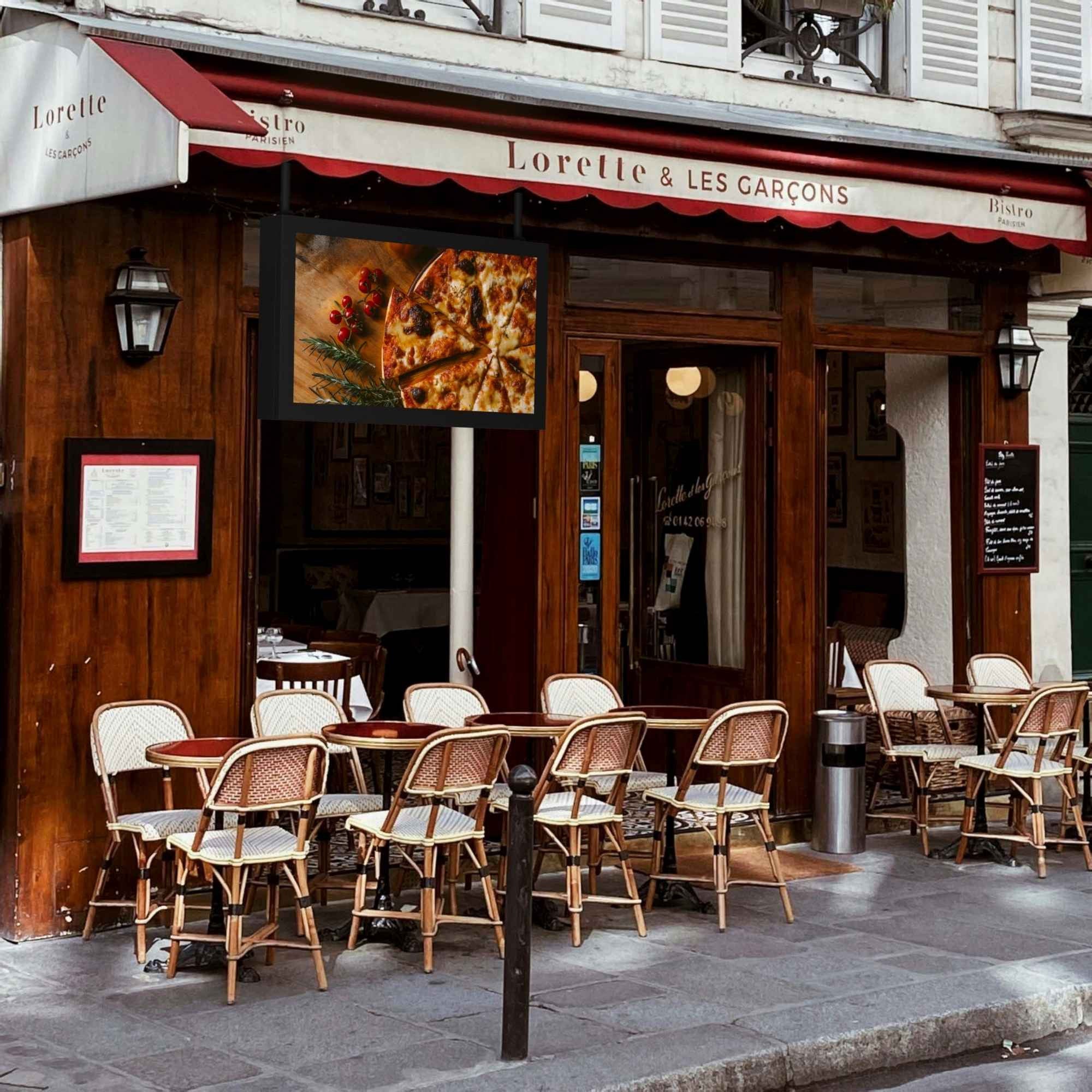 Pantalla LCD 43" Full HD - Outdoor - Soporte de techo -Android - IP65 (1)