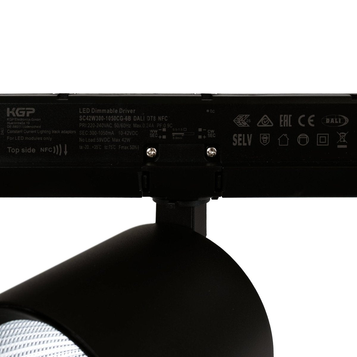 Proyector LED para carril trifásico 36W - DALI - CCT - CRI90 - Chip OSRAM - Barcelona Led-