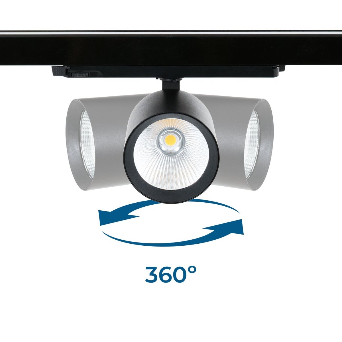 Proyector LED para carril trifásico 36W - DALI - CCT - CRI90 - Chip OSRAM - Barcelona Led-