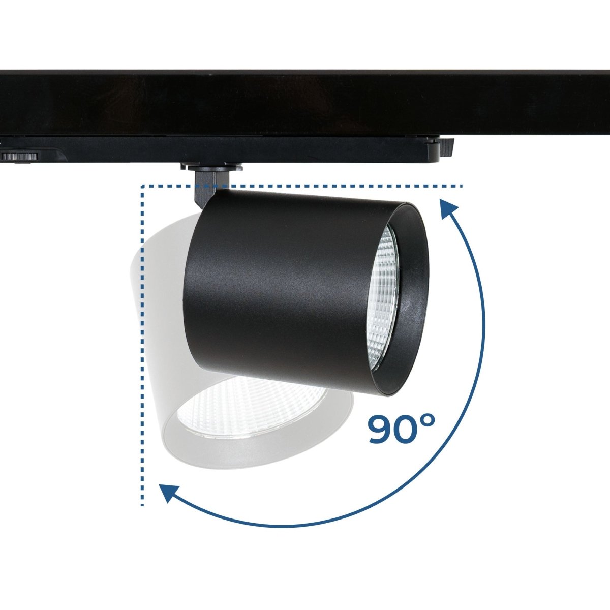 Proyector LED para carril trifásico 36W - DALI - CCT - CRI90 - Chip OSRAM - Barcelona Led-