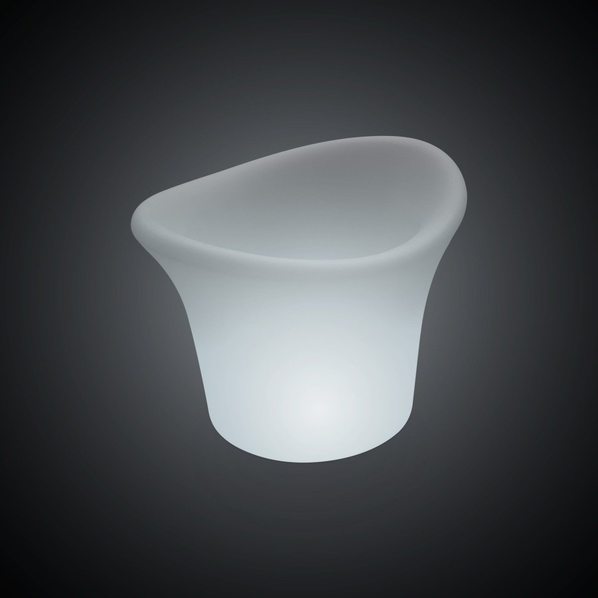Cubitera LED RGBW - 6W - Ø 38 cm - Recargable - Barcelona Led-Mobiliario