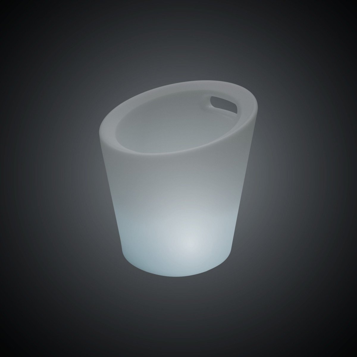 Cubitera LED RGBW - 6W - Ø 29 cm - Recargable - Barcelona Led-Mobiliario