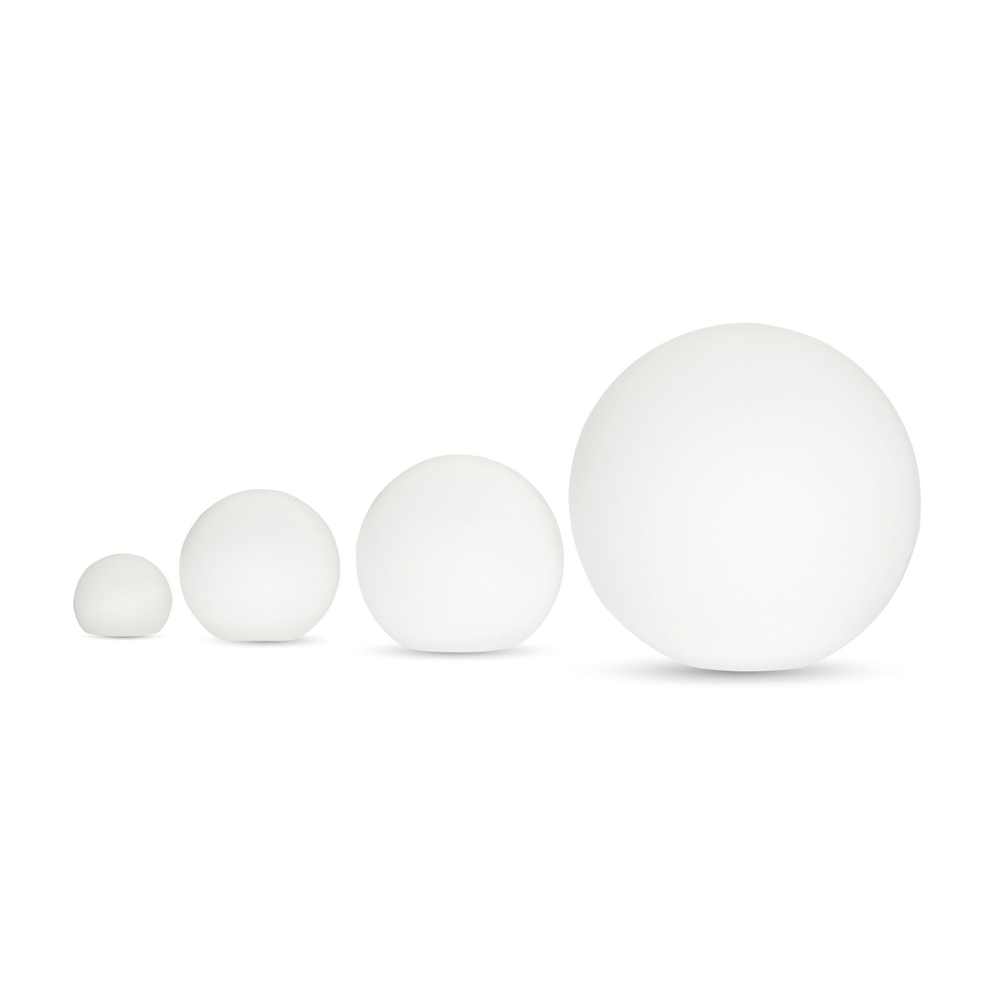 Lámpara de mesa o suelo esfera exterior - RGBW - 1W - Ø12cm - Recargable (3)