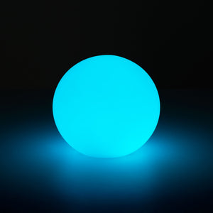 Lámpara de mesa o suelo esfera exterior - RGBW - 1W - Ø25cm - Recargable (11)