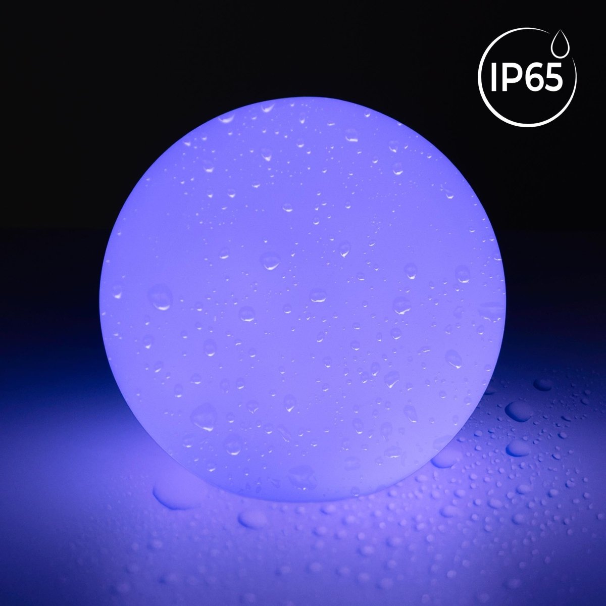 Lámpara de mesa o suelo esfera exterior - RGBW - 2W- Ø40cm - Recargable - Barcelona Led-