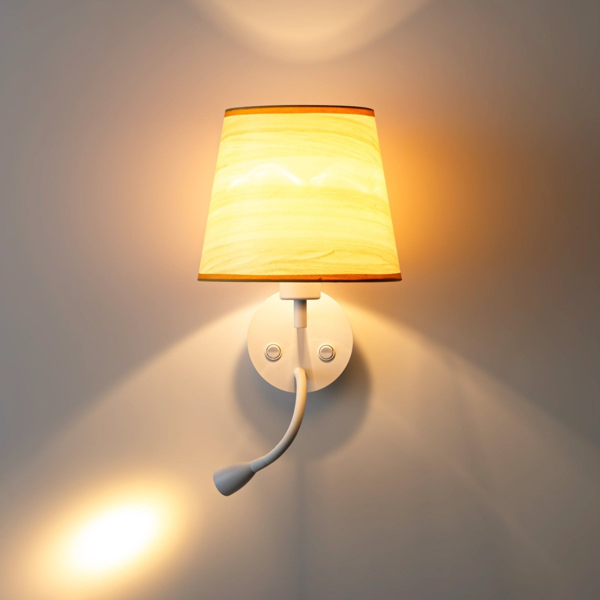 Aplique de pared para lectura "MAR" - E27 + Foco LED flexible - Barcelona Led-Decoración