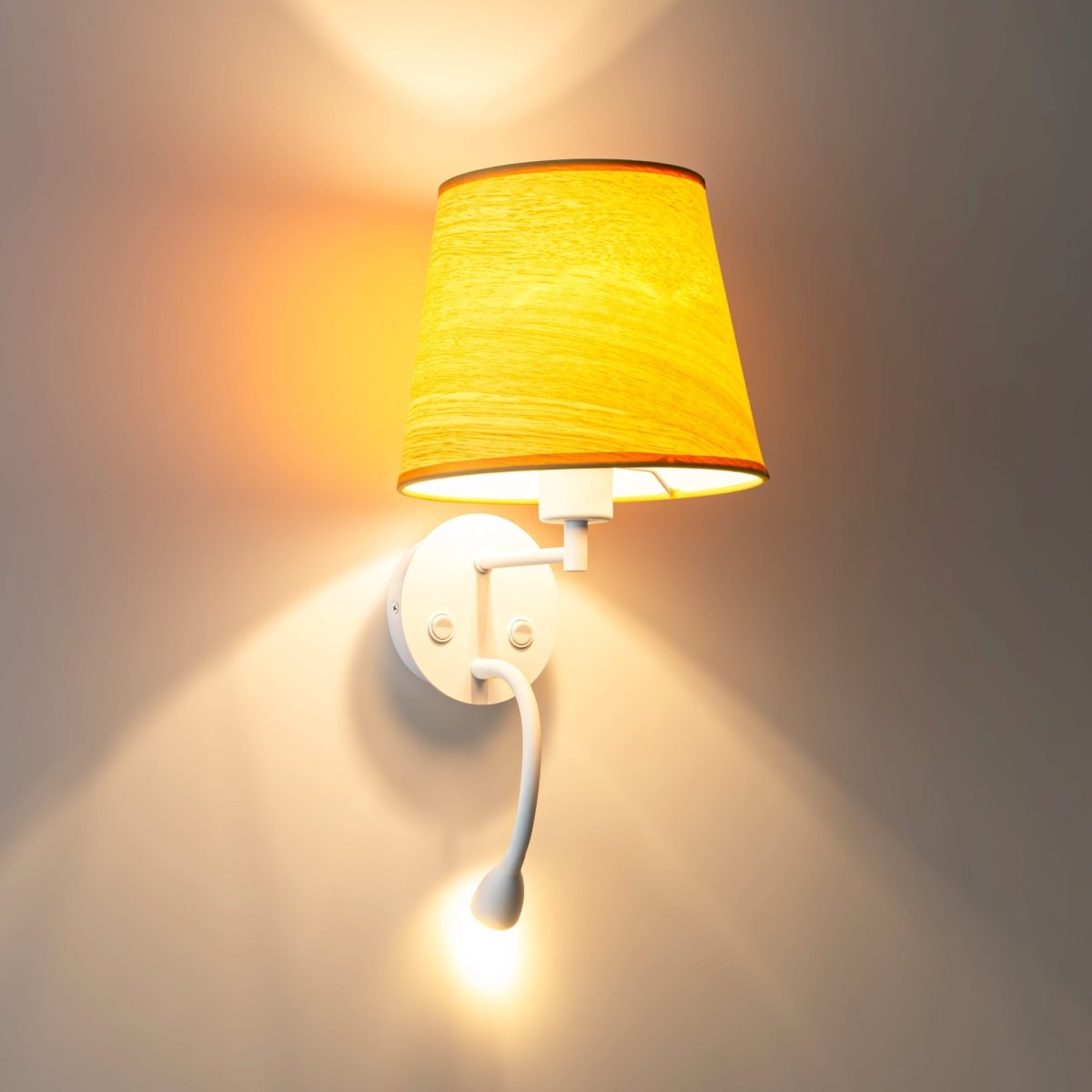 Aplique de pared para lectura "MAR" - E27 + Foco LED flexible - Barcelona Led-Decoración