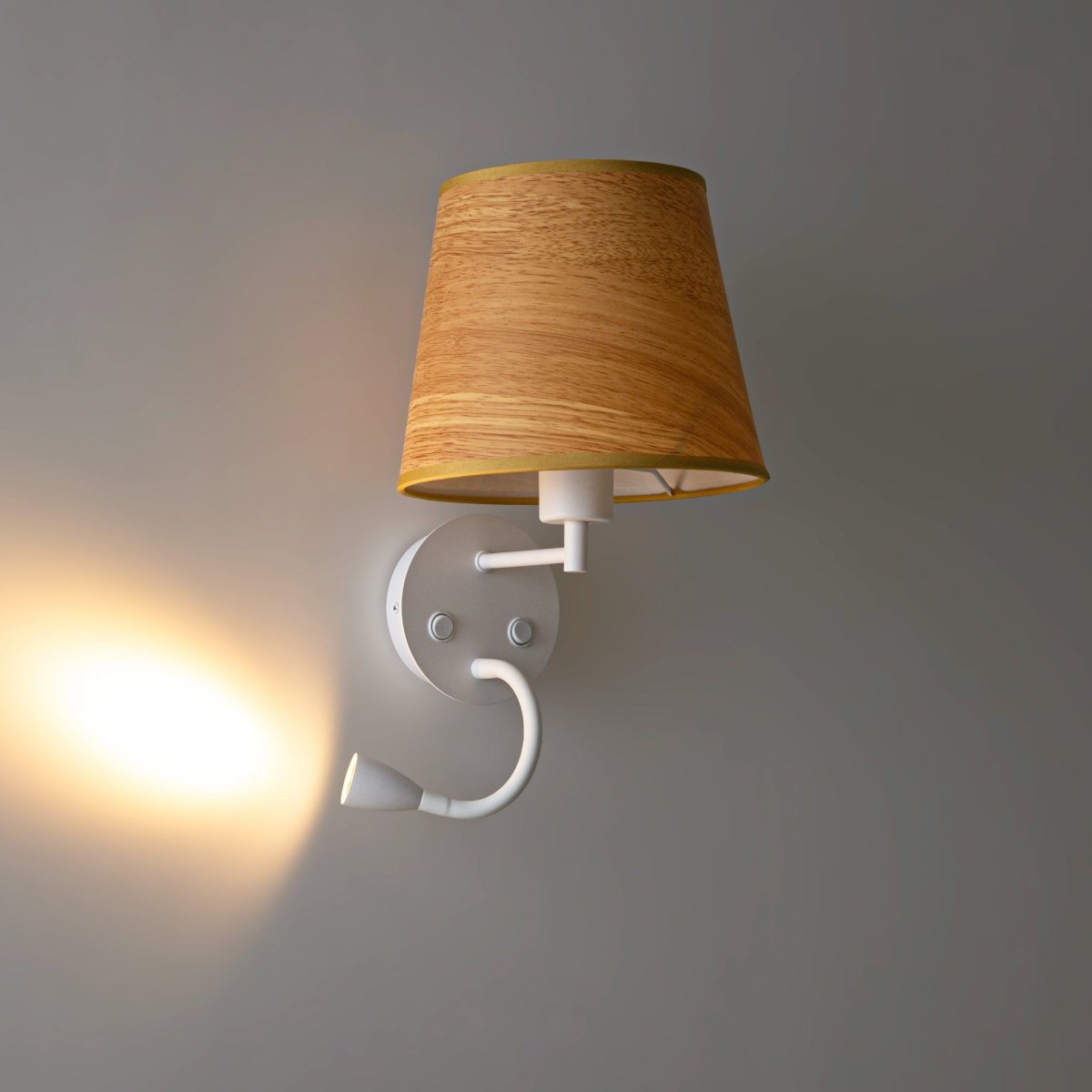 Aplique de pared para lectura "MAR" - E27 + Foco LED flexible - Barcelona Led-Decoración