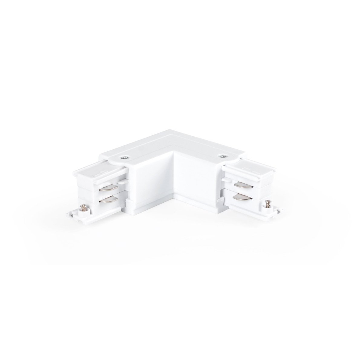 Unión rígida en L para carril trifásico superficie - GEN2 - IZQUIERDA - Barcelona Led-Accesorios