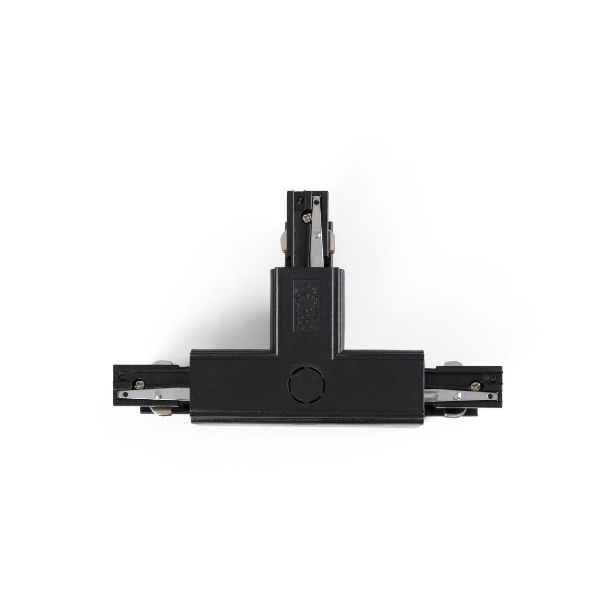 Unión rígida en T para carril trifásico superficie - GEN2 - IZQUIERDA - Barcelona Led-Accesorios