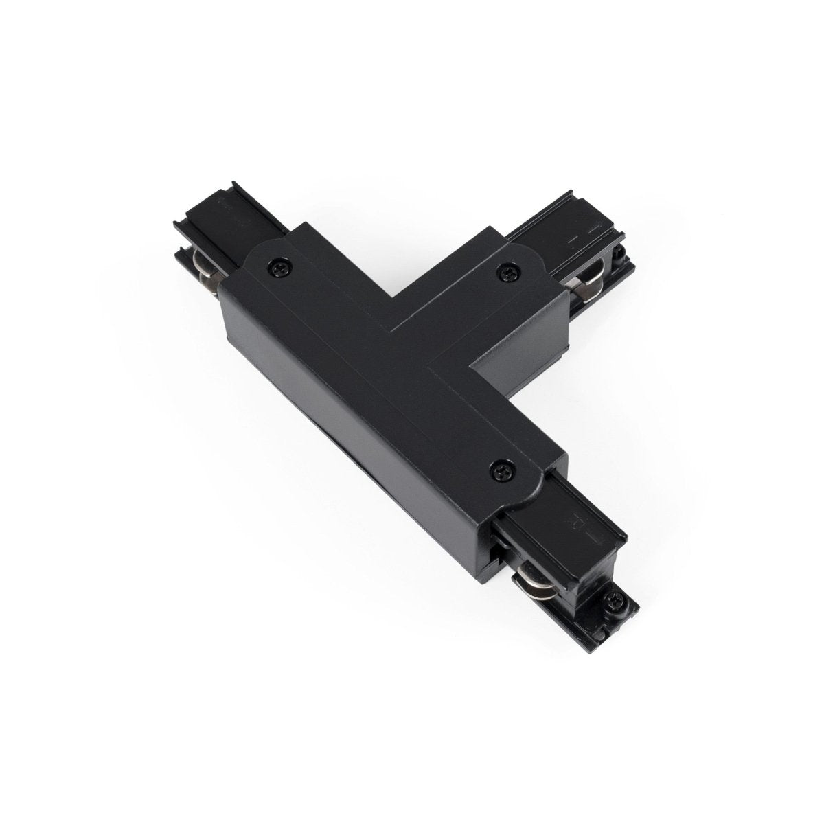 Unión rígida en T para carril trifásico superficie - GEN2 - IZQUIERDA - Barcelona Led-Accesorios