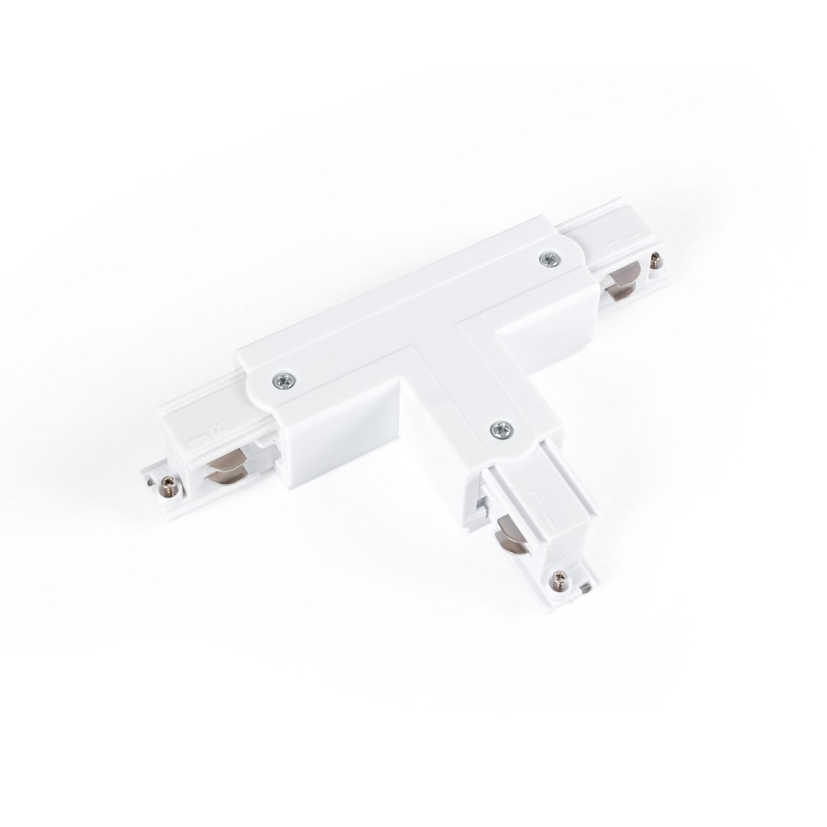Unión rígida en T para carril trifásico superficie - GEN2 - IZQUIERDA - Barcelona Led-Accesorios